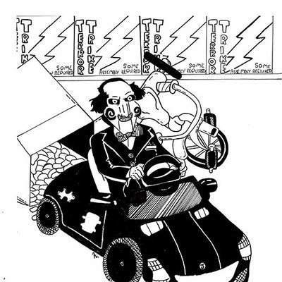 Saw's billy the puppet, macabre mundanity series