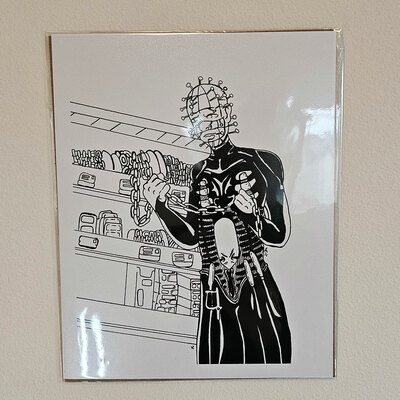 Hellraiser's pinhead, macabre mundanity series