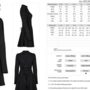  WOMEN BLACK GOTH LONG SLEEVE DAILY WEAR DRESS-2