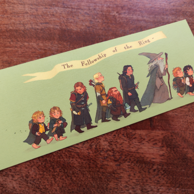 Fellowship of the ring bookmark