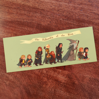 Fellowship of the ring bookmark