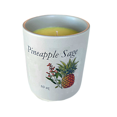 Pineapple sage candle