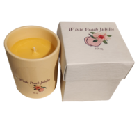 White Peach Jubilee Candle - Thumbnail 1