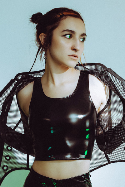 Intrigue Tank - Shiny Black