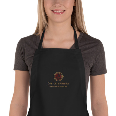 Office Barista - Embroidered Apron