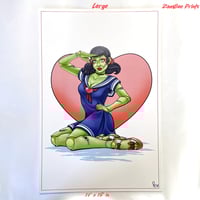 Zombae MonsterGirl Pinup Print - Thumbnail 1
