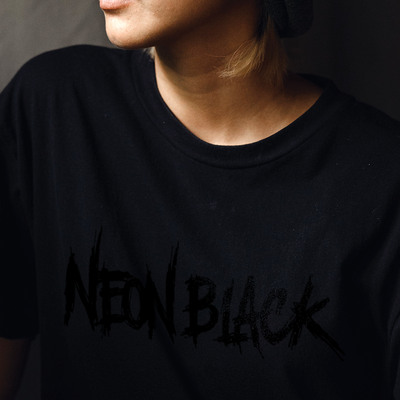 Neon black shirt