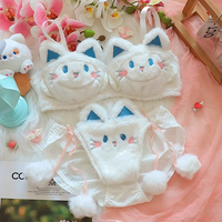 Lucky Cat Plush Lingerie Set - Thumbnail 1