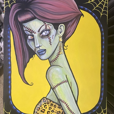 Fishbone, 16x20, 2017