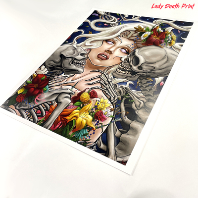 Lady death print