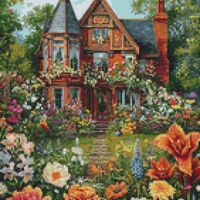A Secret Garden Cross Stitch Pattern - Thumbnail 1