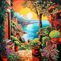 Sea View Cross Stitch Pattern - Thumbnail 2