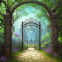 Garden Gate Cross Stitch Pattern-2