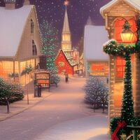 A Christmas Night Cross Stitch Pattern - Thumbnail 2