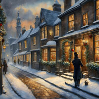 A Victorian Christmas Cross Stitch Pattern - Thumbnail 2