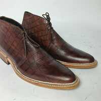 New Mens Handmade Crocodie Leather Boots - Thumbnail 3