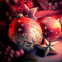 Christmas Baubles Cross Stitch Pattern - Thumbnail 2