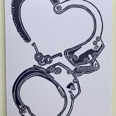 Captive heart valentines day card
