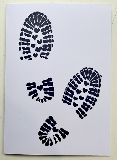 Boot Lover Valentine’s Day card