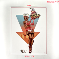 Miss Treat MonsterGirl Succubus Pinup Print - Thumbnail 2