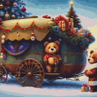 Christmas Bears Cross Stitch Pattern - Thumbnail 1