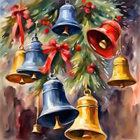 Christmas Bells Cross Stitch Pattern - Thumbnail 3