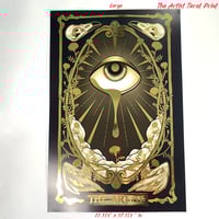 The Artist Tarot Card Gold Foil Print - Thumbnail 1