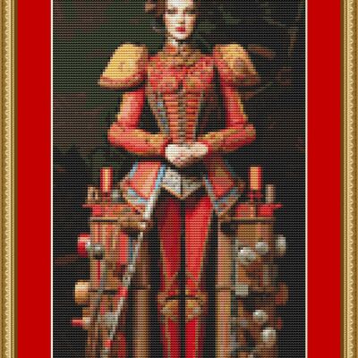 Christmas decoration cross stitch pattern