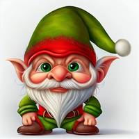 Christmas Elf Cross Stitch Pattern - Thumbnail 2