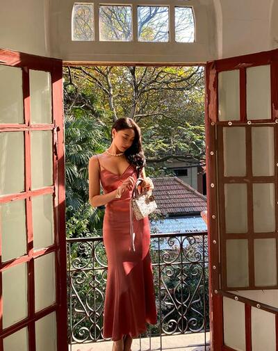 Simple V Neck Long Formal Occasion Dresses Evening Dresses