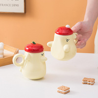 Cute Cartoon Hug Couple Mug Set - Thumbnail 1