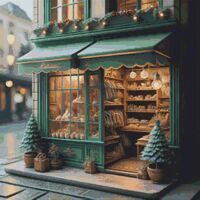 Christmas Holidays Cross Stitch Pattern - Thumbnail 1