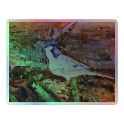 Holographic stickers - Wagtail