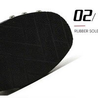 Mori Girl Rivet Black Gothic Punk Sandals - Thumbnail 8