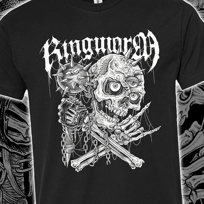 Heavy metal skull