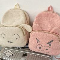 Kawaii Cartoon Animal Plush Backpack - Thumbnail 1