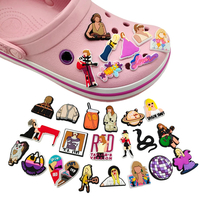 Taylor Swift Cartoon Shoe Charms Crocs Jibbitz for Clogs Sandal Slides Decoration - Thumbnail 1