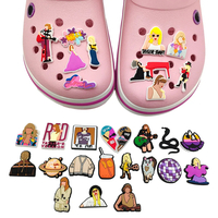 Taylor Swift Cartoon Shoe Charms Crocs Jibbitz for Clogs Sandal Slides Decoration - Thumbnail 3