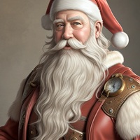 Funky Santa Cross Stitch Pattern - Thumbnail 2