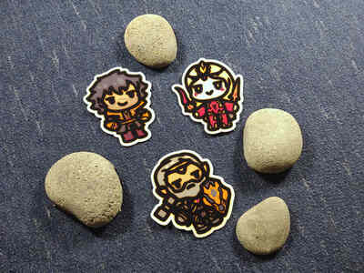 Baldur's Gate 3 Villain Stickers