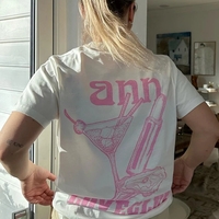 Bouji Girl Print Short Sleeve T-shirt  - Thumbnail 1