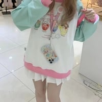 Animal Dessert Patchwork Sweatshirt  - Thumbnail 2