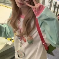 Animal Dessert Patchwork Sweatshirt  - Thumbnail 5