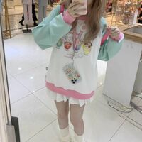Animal Dessert Patchwork Sweatshirt  - Thumbnail 8
