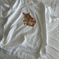 Deer Print Short Sleeve T-shirt  - Thumbnail 5