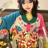 Rainbow Colorful Landscape Sweater  - Thumbnail 6
