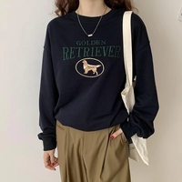 Letter Dog Embroidery Sweater  - Thumbnail 3