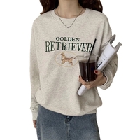 Letter Dog Embroidery Sweater  - Thumbnail 4