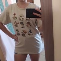 Mushroom Print Short Sleeve T-shirt  - Thumbnail 3