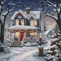 It Is Christmas Cross Stitch Pattern - Thumbnail 1